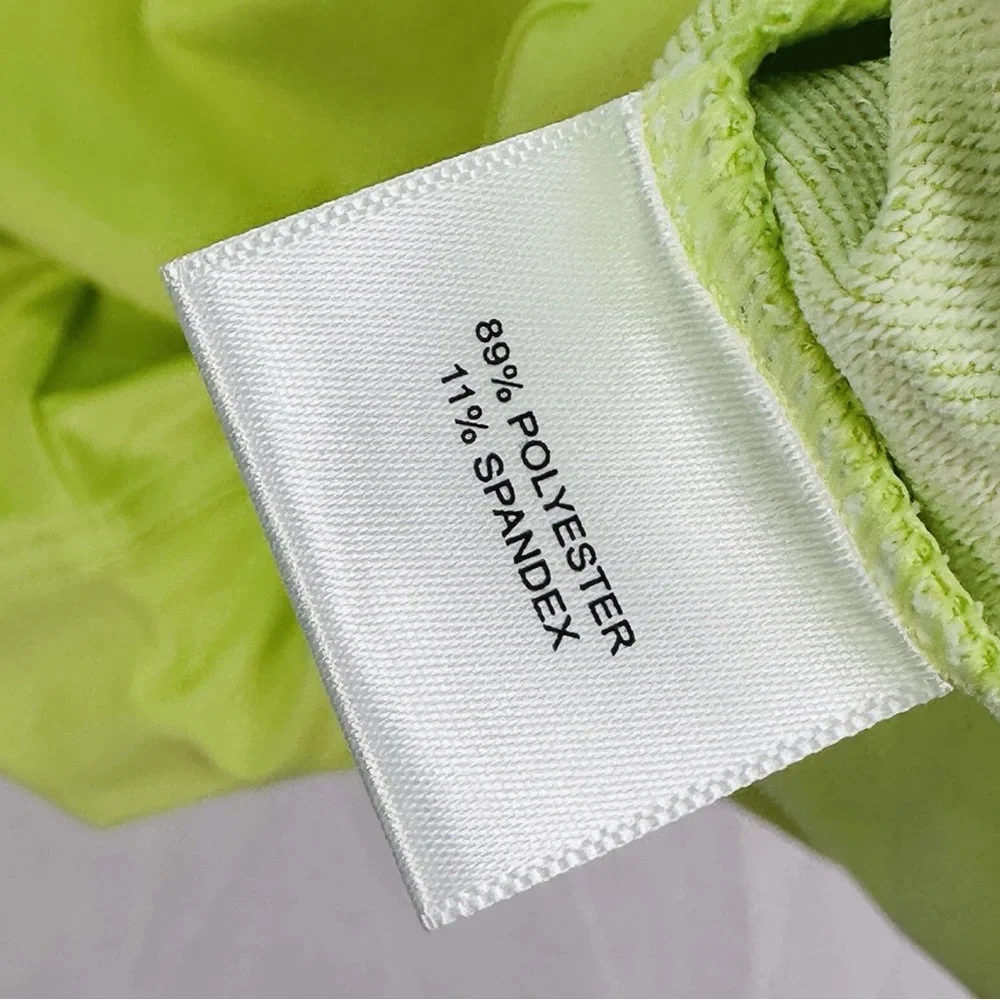 Peter Millar Lime Green Quarter-Zip Top large NWT - Picture 8 of 11